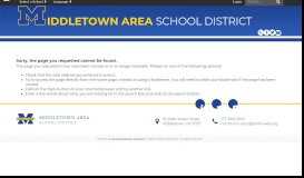 
							         PowerSchool | Welcome to the Middletown Area School District								  
							    