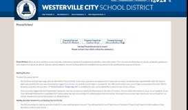 
							         PowerSchool - Westerville City Schools								  
							    