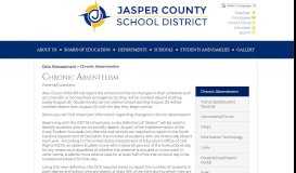 
							         PowerSchool/Parent Portal - Jasper County School District								  
							    