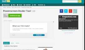
							         Powerscreen Dealer Tool 1.18 Free Download								  
							    
