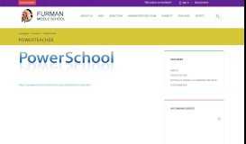 
							         PowerTeacher - Furman Middle School - Sumter School District								  
							    