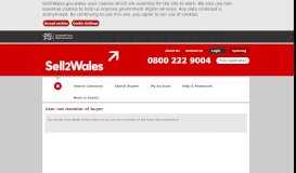 
							         Powys County Council - Buyer View - Sell2Wales - Welsh Government								  
							    