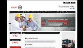 
							         PPC Procurement Portal								  
							    
