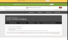
							         PPCC Online Campus | PPCC - Pikes Peak Community College								  
							    