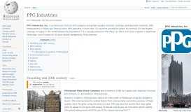 
							         PPG Industries - Wikipedia								  
							    