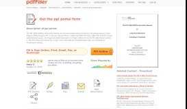 
							         Ppl Portal - Fill Online, Printable, Fillable, Blank | PDFfiller								  
							    