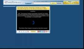 
							         PPT – Developing Student Orientation Modules for Online Education ...								  
							    