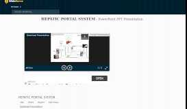 
							         PPT - HEPATIC PORTAL SYSTEM PowerPoint Presentation - ID:678222								  
							    