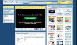 
							         PPT – Student Record System SRS Project PowerPoint presentation ...								  
							    