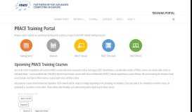 
							         PRACE Training Portal								  
							    