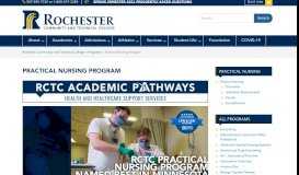 
							         Practical Nursing Program – Rochester Community and Technical ...								  
							    