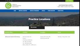 
							         Practice Locations | Gastroenterologists Phoenix								  
							    