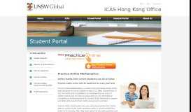 
							         Practice Online - ICAS Hong Kong Office - UNSW								  
							    