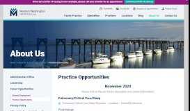 
							         Practice Opportunities | Western Washington Medical Group								  
							    