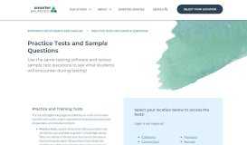 
							         Practice Tests and Sample Questions - Smarter Balanced Assessment ...								  
							    