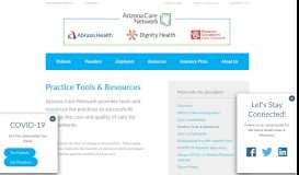 
							         Practice Tools & Resources - AZ Care Network								  
							    