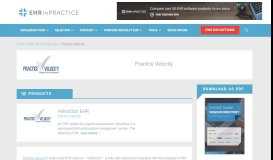 
							         Practice Velocity EHR Vendor Profile - EHR in Practice								  
							    