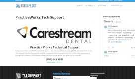 
							         PracticeWorks Tech Support - TSTSupport - Dental Computer Support								  
							    