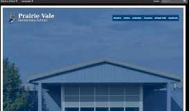 
							         Prairie Vale Elementary School: Home								  
							    