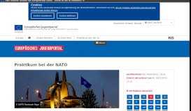 
							         Praktikum bei der NATO | European Youth Portal - europa.eu								  
							    