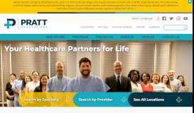 
							         Pratt Healthcare in Fredericksburg VA | Your Healthcare Partners for Life								  
							    