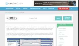 
							         Praxis EMR Software - EHR Pricing, Demo & Comparison Tool								  
							    