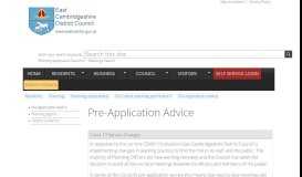 
							         Pre-Application Advice | East Cambridgeshire District Council								  
							    