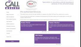 
							         Pre-authorised Services | Call Assist Ltd								  
							    