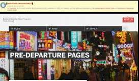 
							         Pre-Departure Forms | Study Abroad - Boston University								  
							    