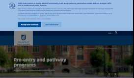 
							         Pre-entry and pathway programs - UniSA International								  
							    