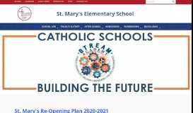 
							         Pre-K Registration | St. Mary's Elementary School - Lancaster, NY								  
							    