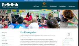 
							         Pre-Kindergarten | Turtle Rock Preschool | Infant, Preschool and ...								  
							    