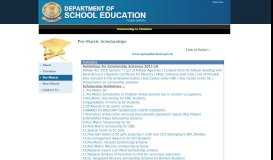 
							         Pre-Matric Scholarships - Department of School Education – Punjab ...								  
							    