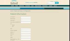 
							         Pre-Registration | Bothwell - Bothwell Regional Health Center								  
							    