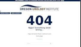 
							         Pre-Registration - Oregon Urology Institute								  
							    