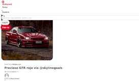 
							         Precioso GTR rojo vía @skylinegoals | ClubJapo. Portal de coches ...								  
							    