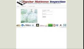 
							         Precise Mattress Inspection Login								  
							    