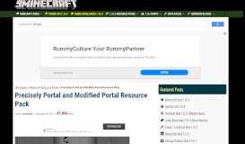 
							         Precisely Portal and Modified Portal Resource Pack - 9Minecraft.Net								  
							    