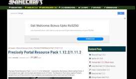 
							         Precisely Portal Resource Pack 1.12.2/1.11.2 - 9Minecraft.Net								  
							    