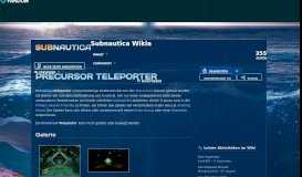 
							         Precursor Teleporter | Subnautica Wikia | FANDOM powered by Wikia								  
							    
