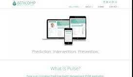 
							         Predictive Health Management Portal | PULSE - BeniComp								  
							    