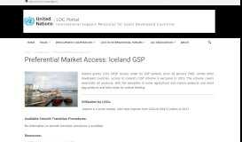 
							         Preferential Market Access: Iceland GSP | Support Measures Portal for ...								  
							    