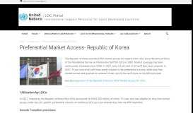 
							         Preferential Market Access- Republic of Korea | Support Measures ...								  
							    