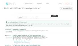 
							         Preferred Care Partners Optometrists | Doctor.com								  
							    