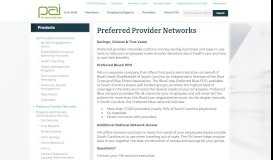 
							         Preferred Provider Networks | Planned Administrators, Inc. (PAI)								  
							    