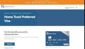 
							         Preferred Visa Card – Home Trust								  
							    