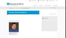 
							         Premier Family Medicine | Hunterdon Healthcare								  
							    