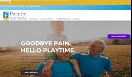 
							         Premier Orthopaedics: Homepage								  
							    