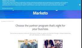 
							         Premier Partnership Programs - Marketo								  
							    