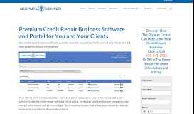 
							         Premium Credit Repair Business Software - The Dispute Center								  
							    